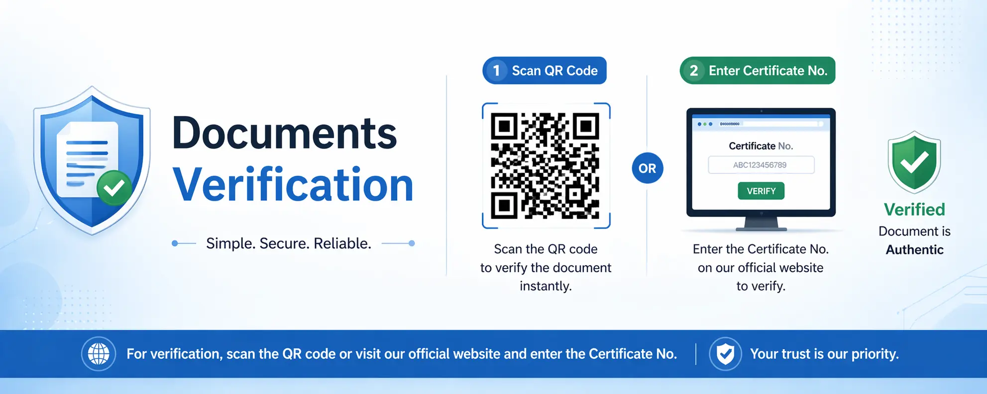 Certificate verification guide
